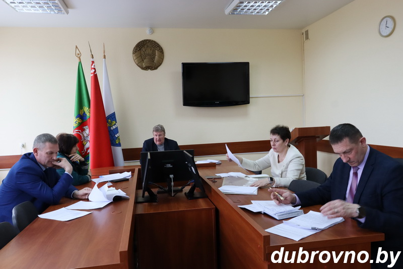 Раённы штаб па навядзенні парадку на зямлі і добраўпарадкаванні населеных пунктаў прайшоў у Дуброўне
