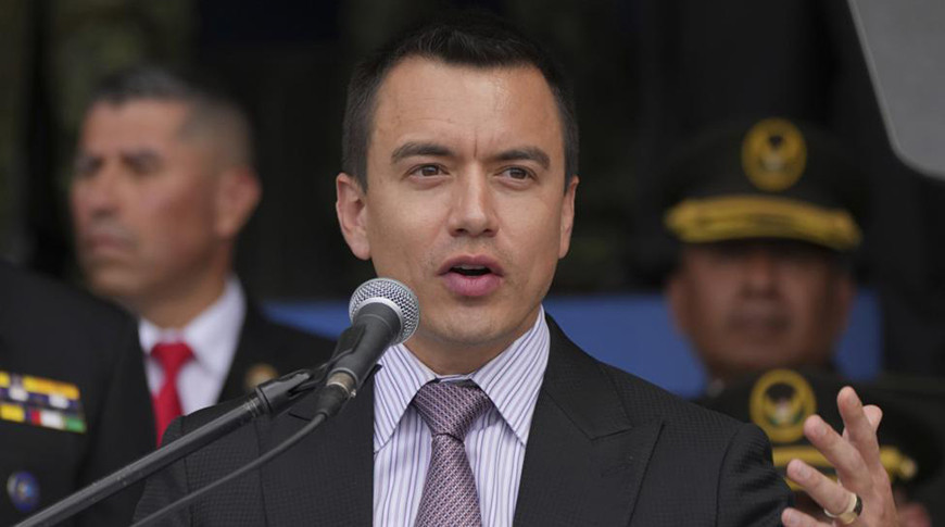Lukashenko congratulates Daniel Noboa on re-election as President of Ecuador