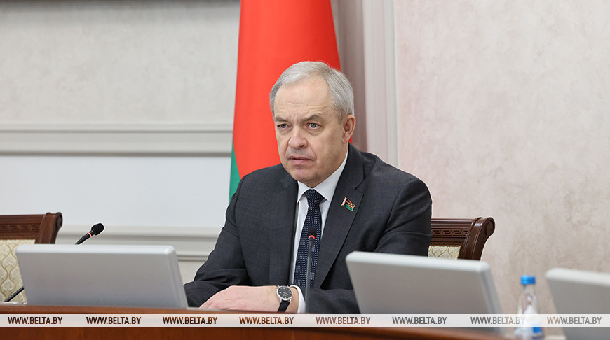 Belarus' parliament speaker outlines international agenda for MPs