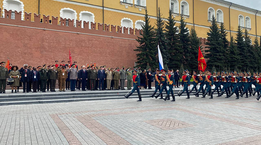 Belarus' military delegation attends Victory Day celebrations in Moscow