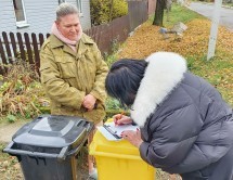 Dubroventsev are provided with containers for garbage collection