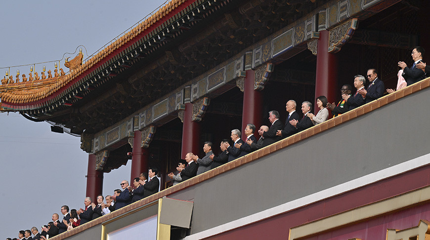 Lukashenko attends military parade in Beijing