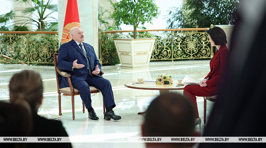 Lukashenko gives interview to China Media Group