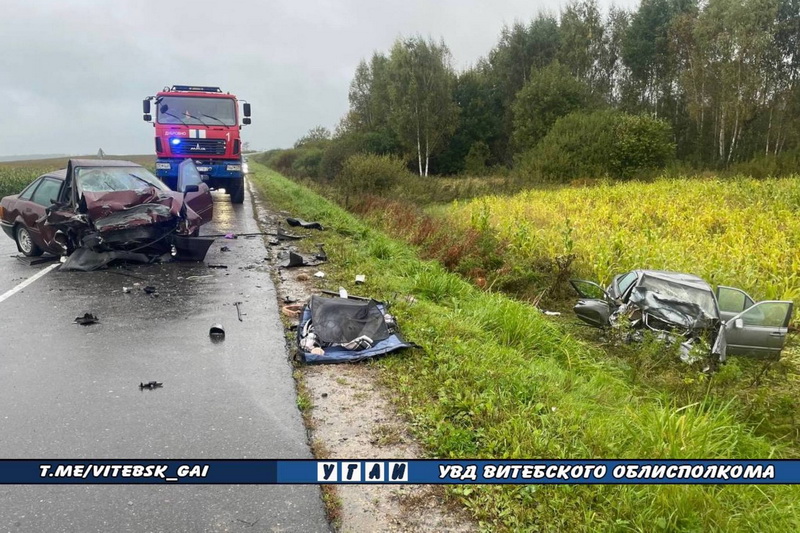В Дубровенском районе в ДТП погибла женщина, еще два человека пострадали